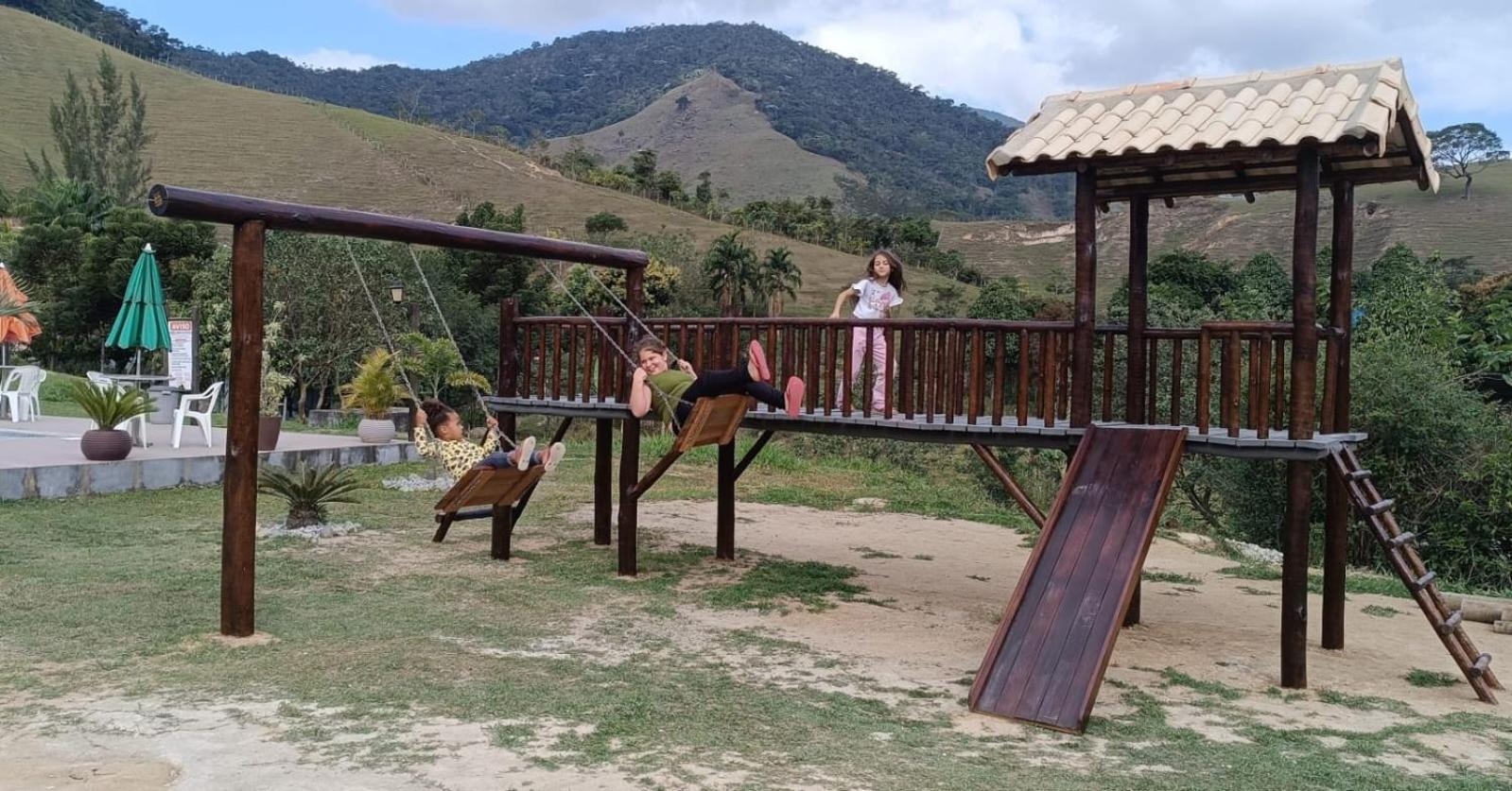 Pousada Sitio Da Floresta Sana Exterior foto